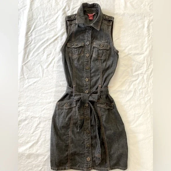 90s jeans dress 1990s VERSACE Jeans Couture Shift Midi Tweed Dress- Orange Plaid